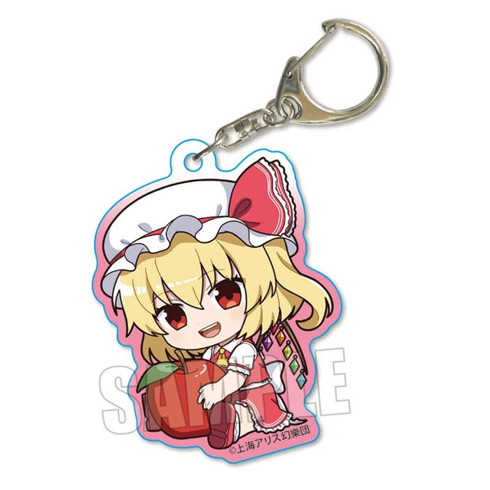 【新品】ぎゅぎゅっとアクリルキーホルダー 東方Project/フランドール・スカーレット(リンゴ) / ベルハウス 発売日:2022年10月頃