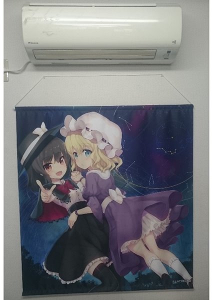 【新品】東方Project大判正方形フルカラータペストリー「秘封倶楽部」 / アキバホビー／株式会社イザナギ 入荷予定:2017年04月頃