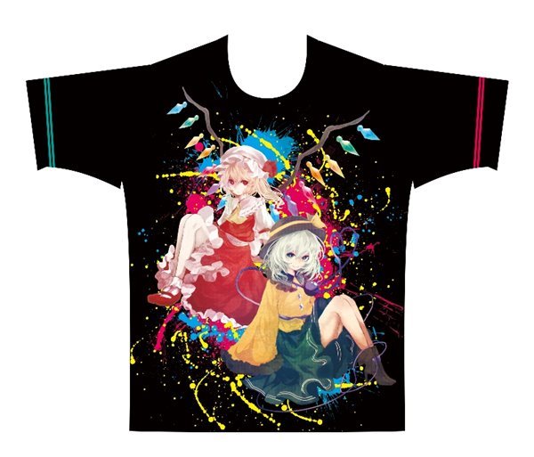 【新品】東方ProjectフルカラーTシャツ「フラン＆こいし」XXL / アキバホビー／株式会社イザナギ 発売日:2017-08-07