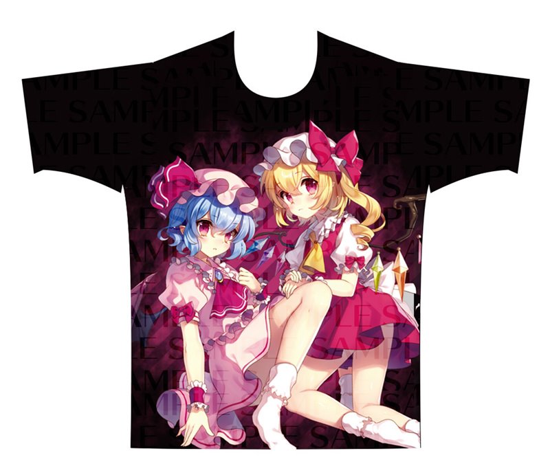 【新品】東方Project フルカラーTシャツ レミリア＆フランドール illust.まさる.jp サイズL / アキバホビー／株式会社イザナギ 入荷予定:2017年11月頃