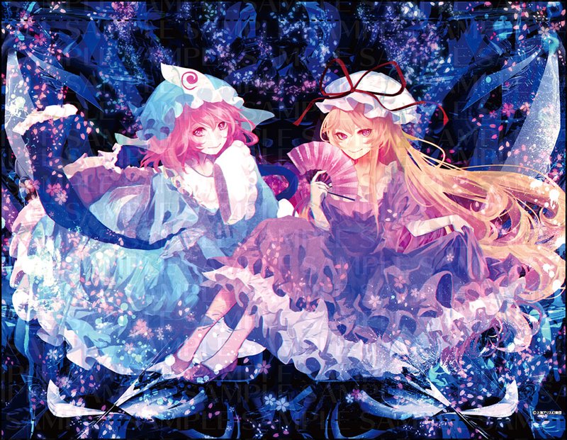 【新品】東方Project B2タペストリー 17 紫&幽々子 illust.mirimo / アキバホビー／株式会社イザナギ 入荷予定:2017年12月頃
