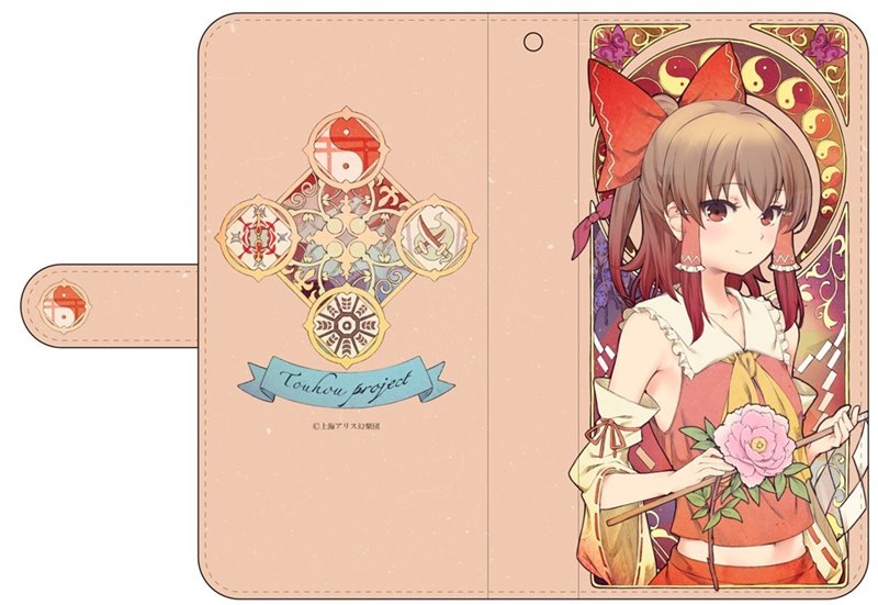 【新品】東方Project 手帳型スマホケース 1 博麗霊夢 / アキバホビー／株式会社イザナギ 発売日:2019年02月頃