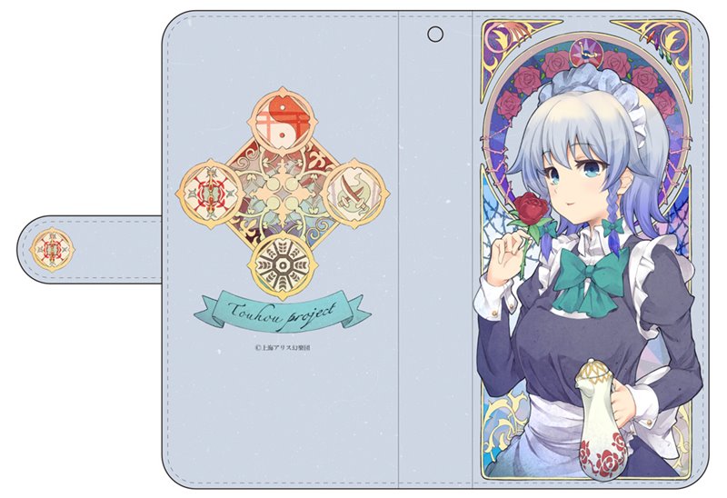 【新品】東方Project 手帳型スマホケース 3 十六夜咲夜 / アキバホビー／株式会社イザナギ 発売日:2019年02月頃