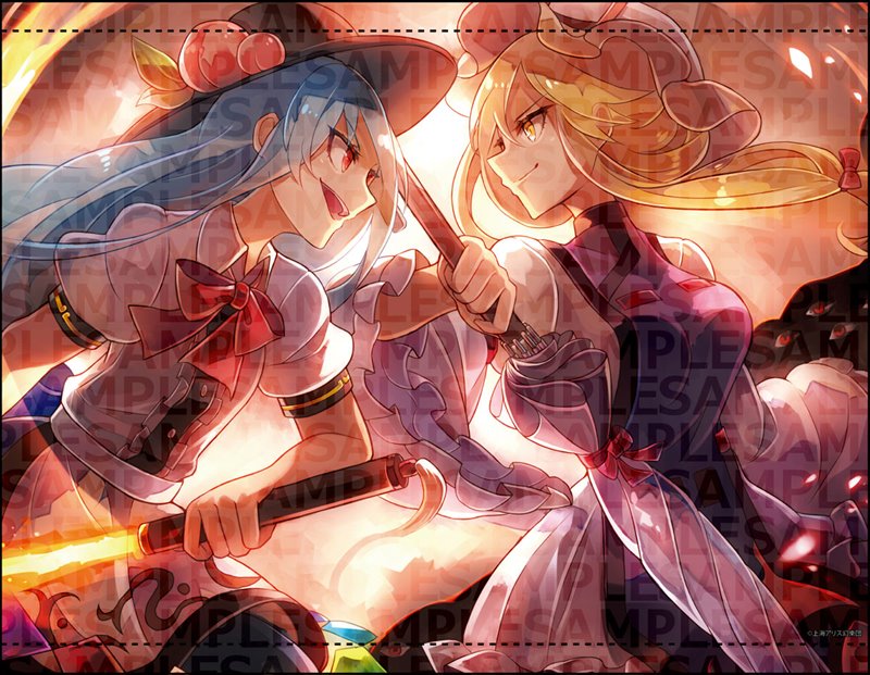 【新品】東方Project B2タペストリー 24 天子＆紫 illust.60枚 / アキバホビー／株式会社イザナギ 発売日:2018年07月頃