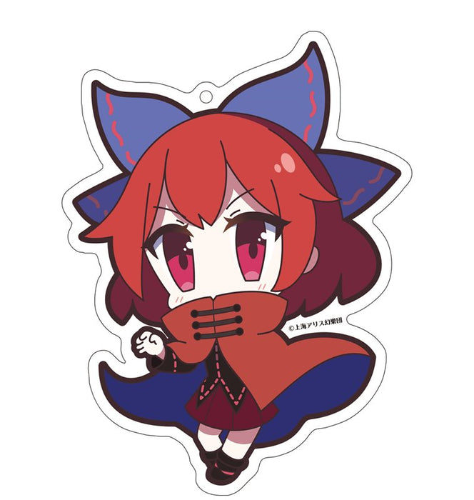 【新品】東方Project アクリルキーホルダー ゆるっととうほう 88 赤蛮奇 / アキバホビー／株式会社イザナギ 発売日:2019年10月31日