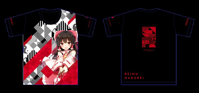 【新品】東方Project フルカラーTシャツ 博麗霊夢 illust.shnva サイズXXL / アキバホビー／株式会社イザナギ 発売日:2020年02月頃