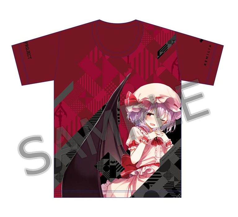 【新品】東方Project フルカラーTシャツ レミリア・スカーレット illust.shnva サイズL / アキバホビー／株式会社イザナギ 発売日:2020年02月頃