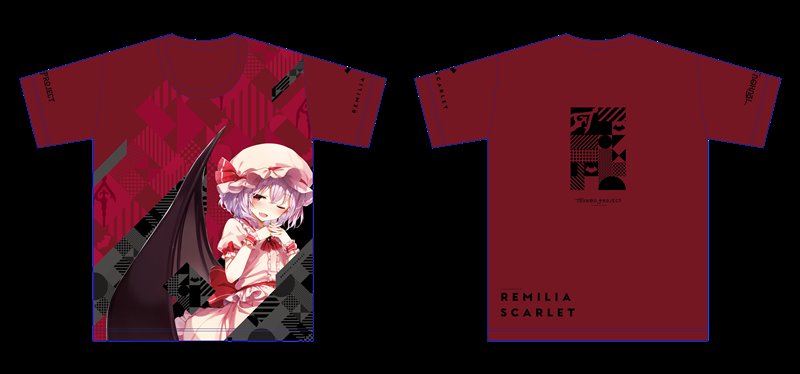 【新品】東方Project フルカラーTシャツ レミリア・スカーレット illust.shnva サイズXXL / アキバホビー／株式会社イザナギ 発売日:2020年02月頃