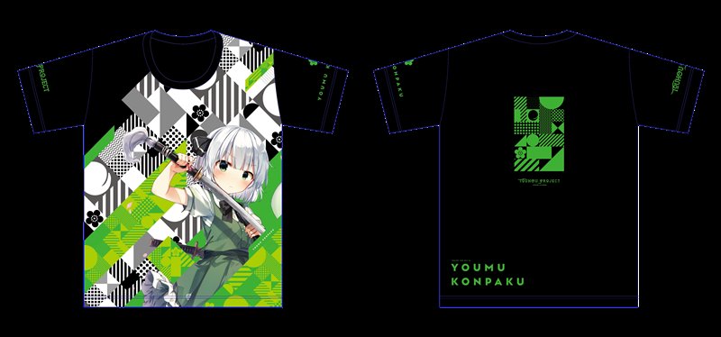 【新品】東方Project フルカラーTシャツ 魂魄妖夢 illust.shnva サイズXXL / アキバホビー／株式会社イザナギ 発売日:2020年02月頃