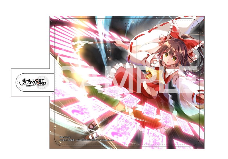 【新品】東方LostWord 手帳型スマホケース1 空を飛ぶ不思議な巫女 / アキバホビー／株式会社イザナギ 発売日:2020年11月頃